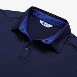Fila Golf Basic Férfi T-shirt Sötétkék | HU-98238
